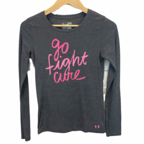 Under Armour Tops - Under Armor Women's Gray Long Sleeve T-Shirt - XS